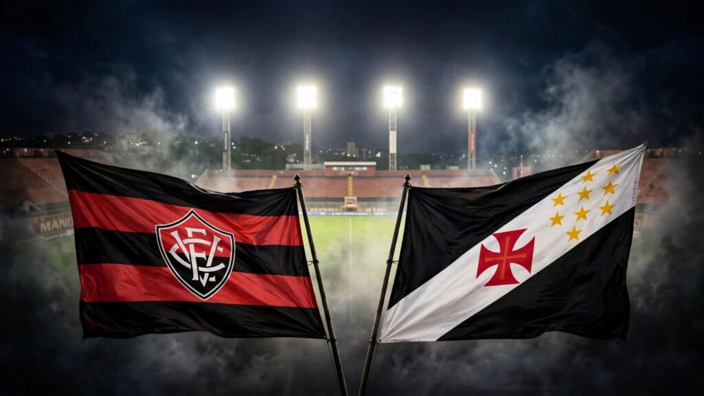 Saiba onde assistir Vitória x Vasco, horário, prováveis escalações, desfalques e o que está em jogo na retomada do Brasileirão 2026.