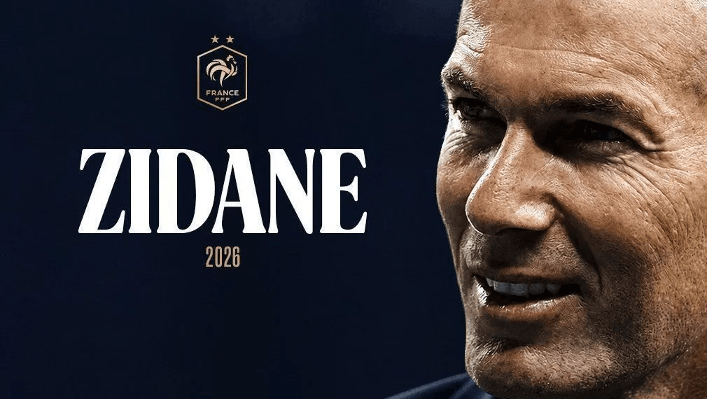 Zinedine Zidane é o novo técnico da seleção francesa. A Federação Francesa oficializa o início de uma nova era após a Copa do Mundo de 2026. Leia no F14 Sports!