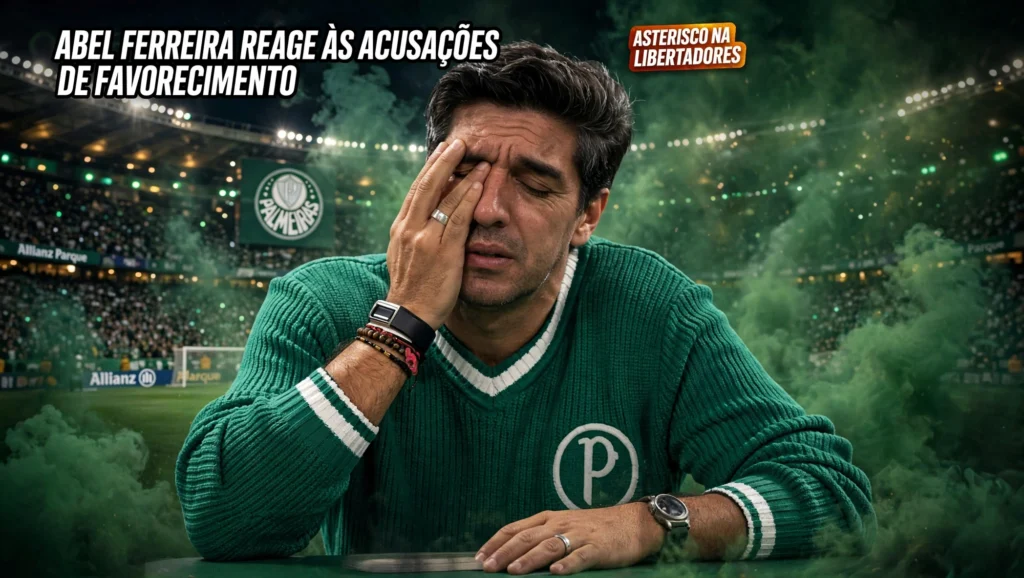 Em coletiva bombástica, Abel Ferreira rebate Flamengo e Vitória, cita "asterisco" na Libertadores e ataca julgadores do STJD. Confira a análise no F14 Sports!